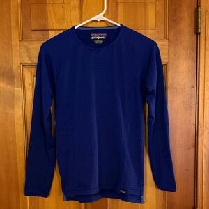 Patagonia womens Deep Blue Long Sleeve Tee